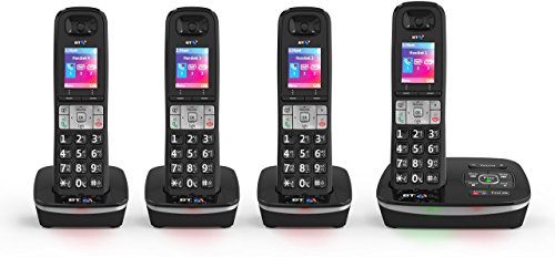 BT8500 Advanced Call Blocker Cordless Home Phone (Quad Handset Pack) (Certified Refurbished)