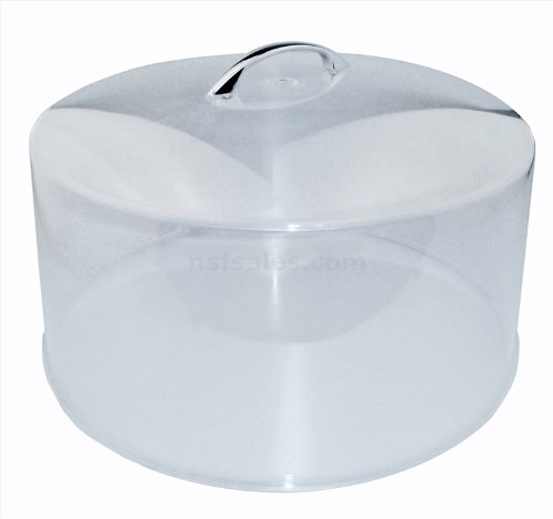 New Star Cake Cover with Handle, 12-Inch Diameter, Clear