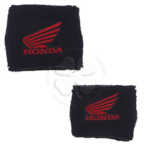 Reservoir Sock - Honda Wing - Set -1x Large & 1x Small - Black - Red