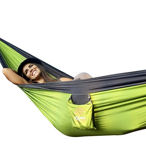 Camping Hammock | Double Hammocks for Backpacking, Camping, Travel & Outdoors | FREE Tree Straps & 5 Year Warranty