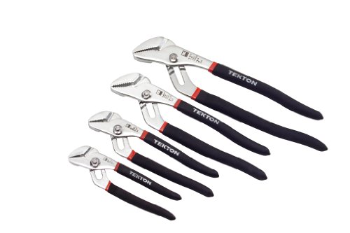 TEKTON 3583 Tongue and Groove Joint Pliers Set, 4-Piece