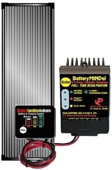 BatteryMINDer Solar Charging System - 12 Volt, 15 Watt Panel, Model# SCC-015