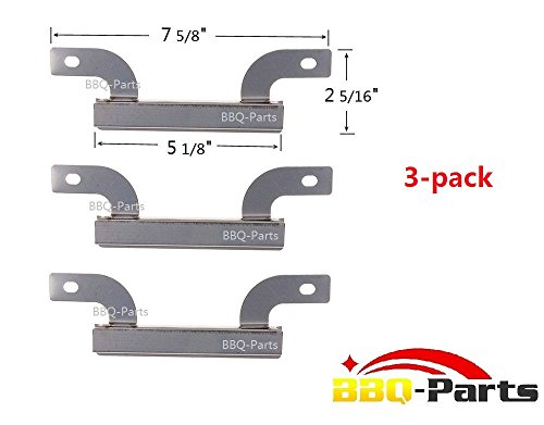 bbq-parts CTI423 (3-pack) Stainless Steel Burner Replacement for Select Brinkmann Gas Grill Models (7 5/8