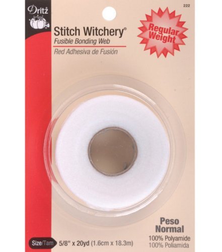 Dritz 222 5/8-Inch by 20-Yard Stitch Witchery, Regular (2 Pack)