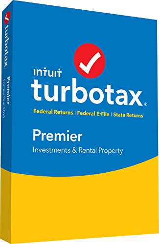 TurboTax Premier 2016 Tax Software Federal & State + Fed Efile Mac download  [Amazon Exclusive]