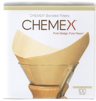 Chemex - Coffee Filters - 100 Chemex Bonded Natural Filter Squares FSU-100
