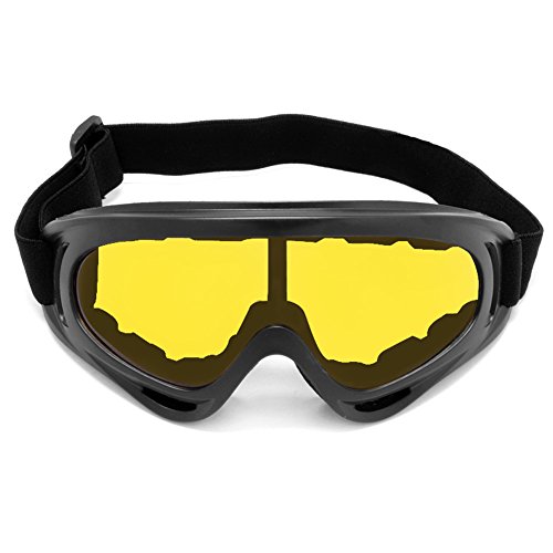 TrendenZ New Arrival Mens Winter PC Ski Goggles Polarized Snow Sports Eyewear Safety Protective Fit For Cycling Ski Snowboarding Yellow