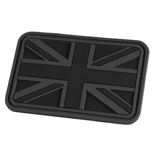Hazard 4 3D Union Jack UK Flag Morale Patch Black