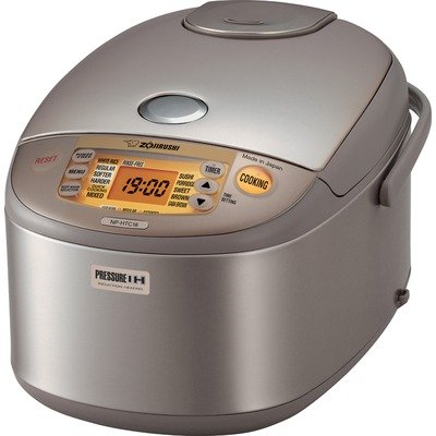 Zojirushi NP-HTC18 Induction Heating Pressure Rice Cooker and Warmer