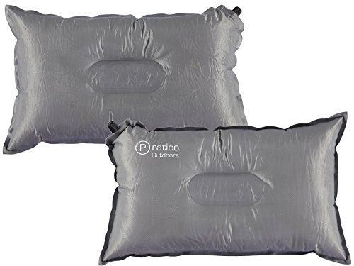 Pillow-To-Go Self Inflating Pillow - The Perfect Inflatable Travel Pillow or Camping Pillow - 1 Pack