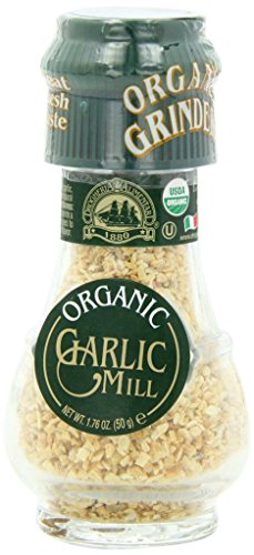 Drogheria & Alimentari Organic All Natural Spice Grinder Garlic, 1.76 Ounce (Pack of 6)