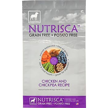 DOGSWELL 842426 Nutrisca Chicken and Chick Pea Food for Pets, 28-Pound