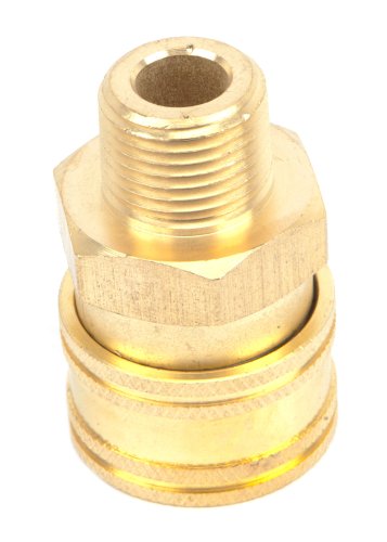 Forney 75128 Pressure Washer Accessories, Quick Coupler Male Socket, 3/8-Inch Male NPT, 4,200 PSI