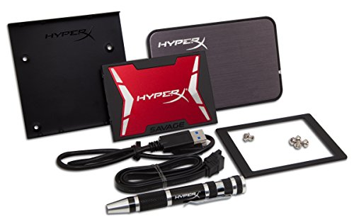 Kingston HyperX Savage 480GB SSD SATA 3 2.5 (7mm height) Solid State Drive Bundle Kit (SHSS3B7A/480G)