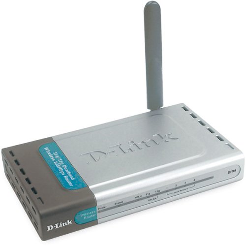 D-Link DI-784 Wireless Cable/DSL Router, 802.11a/802.11g, 108Mbps
