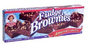 Little Debbie Snacks Fudge Brownies, 12-Count Box (Pack of 6)