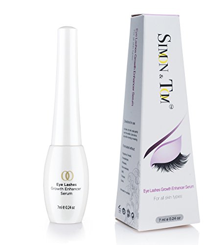 Simon & Tom Eyelashes Growth Serum with Argan Oil, Enhances Eyelash and Eyebrow Growth, for All Skin Types. 0.24oz