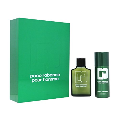 Paco Rabanne Pour Homme For Men by Paco Rabanne EDT Spray 100ml + Deodorant Spray 100ml Giftset