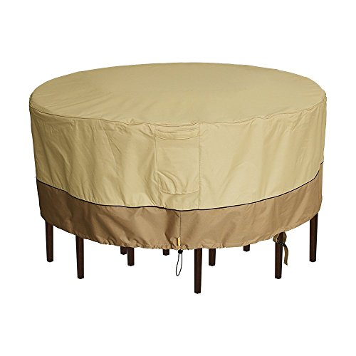 Summates Round Patio Table & Chair Set Cover (Tall)