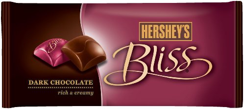HERSHEY'S BLISS Dark Chocolate (9.6-Ounce Bags, Pack of 4)