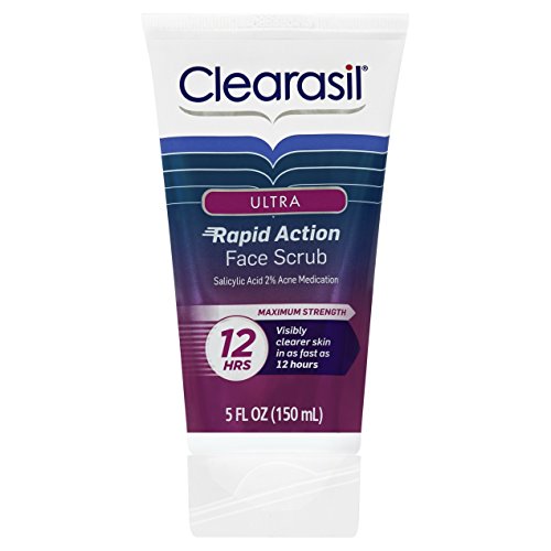 Clearasil Ultra Rapid Action Acne Treatment Face Scrub, 5 Ounce