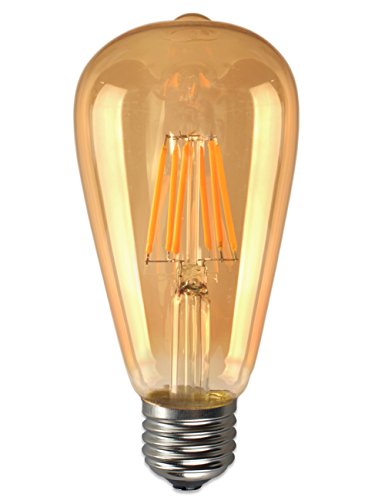 Edison LED Bulb Tola LED Filament Bulb, 6w to Replace 60w Incandescent Bulb,E26,110v