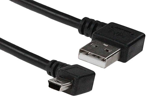 SF Cable 10ft USB 2.0 A Male to Mini 5pin Cable 90 Degree Angle