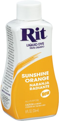 Rit Dye Liquid Fabric Dye, 8-Ounce, Sunshine Orange