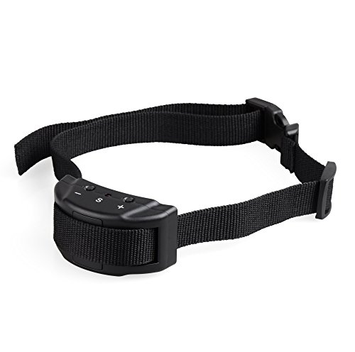 Smart Bark Control Dog Collar for Small and Large Dogs. Electronic Device to Stop Barking habit, from PetTechniques, Offers Humane Adjustable Harmless Cure using 7 Progressive levels of sound/shock Controls, Regulates Barking, Help Your Dog Cure Fast