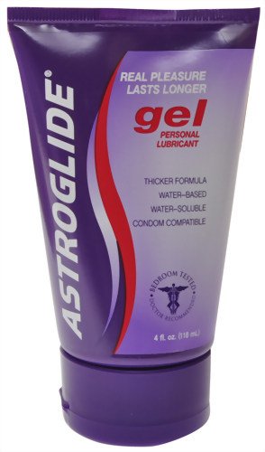 Astroglide Personal Lubricant Gel, 4-Ounce Tubes (Pack of 6)