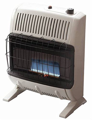 Mr. Heater Corporation Vent Free Flame Natural Gas Heater, 20k BTU, Blue