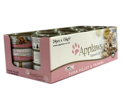 (2 Pack) Applaws - Tuna & Prawn Cat Food 156g