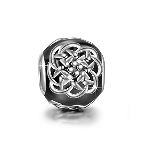 Ninaqueen® [Celtic Tattoos] 925 Sterling Silver Black Charms fit Pandora Bracelet (NinaQueen fine jewelry is designed in Paris in limited edition collections. NinaQueen patents its designs in 64 countries around the world. Enjoy the beauty,luxury, and quality of NinaQueen)