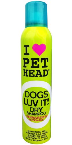 Pet Head Dogs Luv It! 5.6 oz Dry Shampoo Strawberry Lemonade