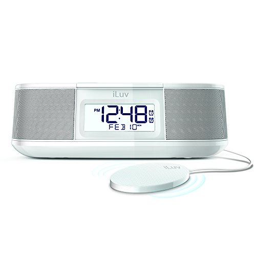 TimeShaker Micro by iLuv (Dual Alarm Clock Bluetooth FM Stereo Clock Radio with Bed Shaker Alarm & USB Charging Port) for Apple iPhone, iPad, Samsung, LG, HTC, Google and Other Bluetooth Devices