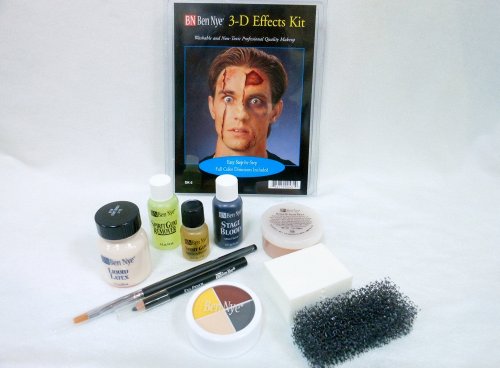 Character Makeup Kits Ben Nye Deluxe 3-d Special Effects Kit