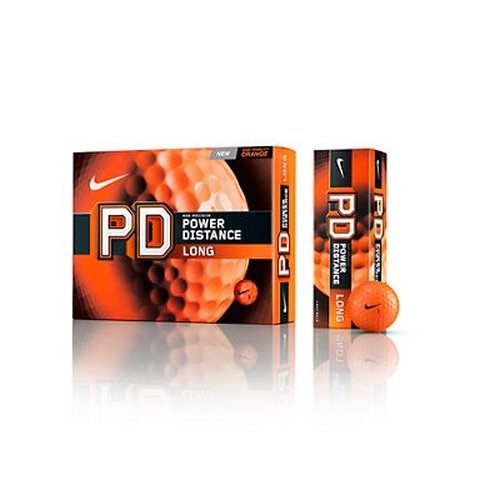 Nike Golf PD Long Power Distance Golf Balls, Orange