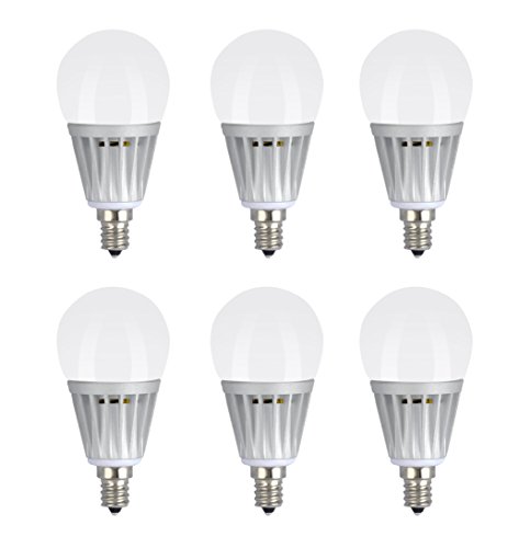(6 Pack, Warm White) Sunthin 5W LED Candle Bulb, LED Candelabra Light Bulb, E12 base, Round Shape, 40 Watt Replacement, Candle LED, Candelabra LED