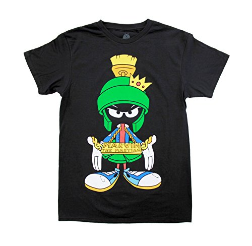 Looney Tunes Hip Marvin the Martian Front and Back Adult T-Shirt