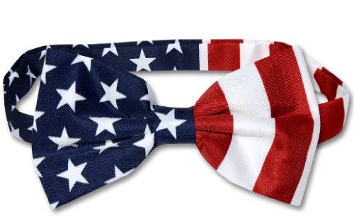 American Flag Men's Bow Tie USA Patriotic BOWTIE