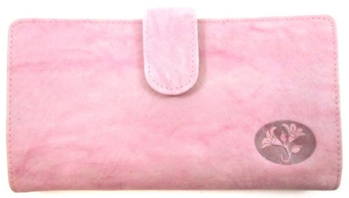 Buxton Checkbook Cover and Credit Card Holder (Pink)