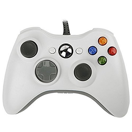 Kycola SL11 Wired USB Pad Joypad Game Controller For Microsoft Xbox 360 PC Windows (White)