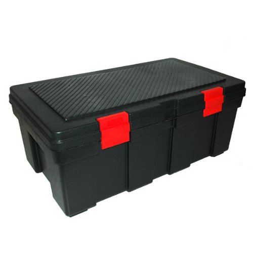 GSC SL3500 Storage Locker, Black with Red Latches