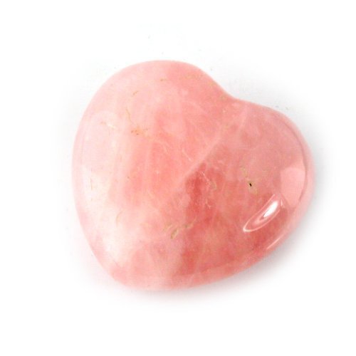 Crystal Allies Gallery: 30mm Rose Quartz Polished Puff Heart {Divine Love} *Gift Ready w/ Authentic Crystal Allies Stone Card
