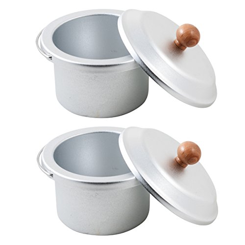 JMT Wax Warmer Pots and Lids, Package of Two