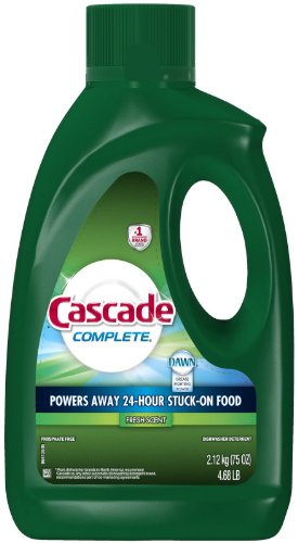 Cascade Complete Gel All-in-1 Dishwasher Detergent - 75 oz - Fresh