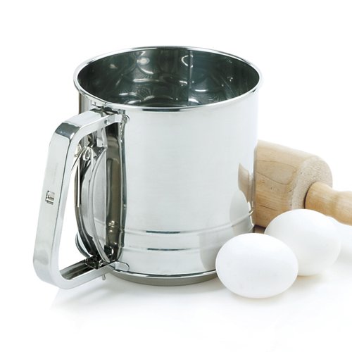 Norpro 3-Cup Stainless Steel Spring-Action Sifter