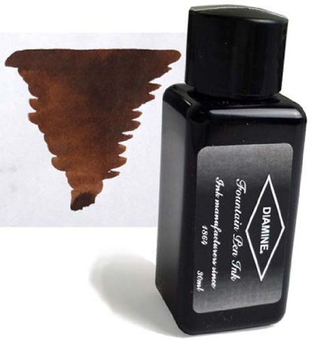 Diamine Refills Chocolate Brown 30mL Bottled Ink - DM-3057