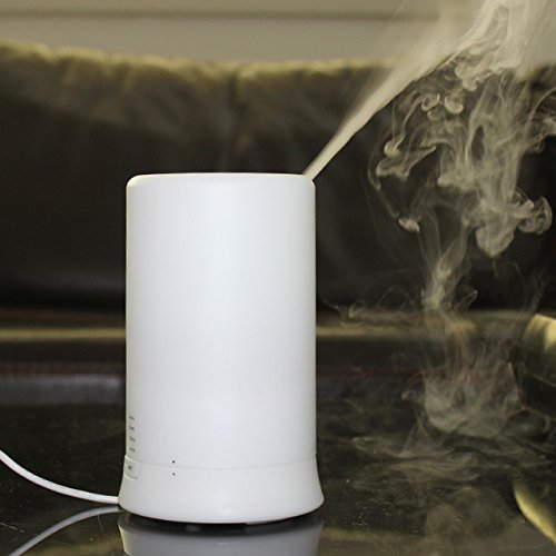 Samyo 100ml Aromatherapy Essential Oil Purifier Diffuser Air Humidifier with 4 Timer Settings & 6 Colors Changing Light