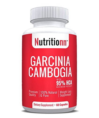 Garcinia Cambogia with 95% HCA by Nutritionn - Premium Weight Loss Supplement - 60 Capsules